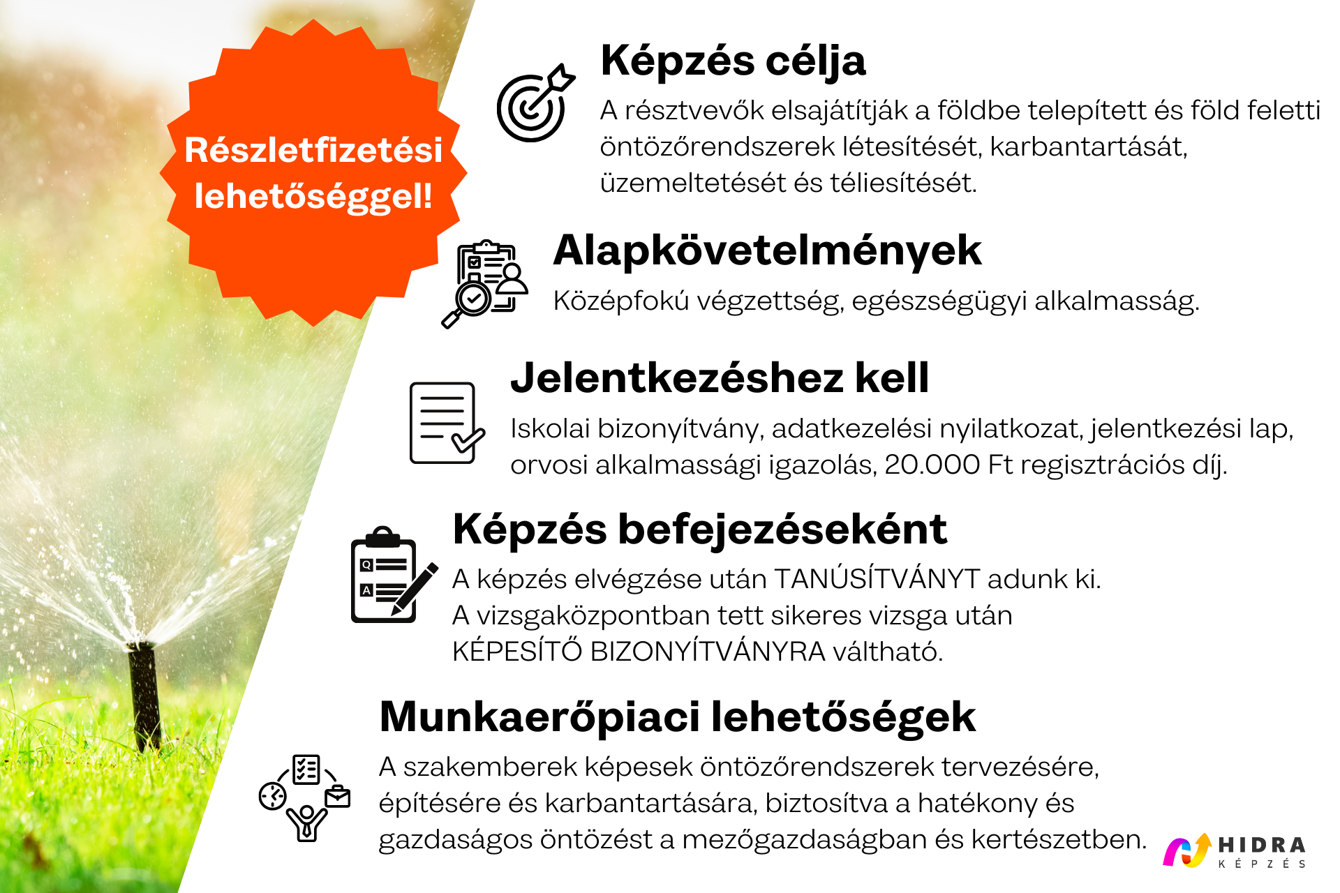 Automata öntözőrendszer építő és karbantartó 08124002